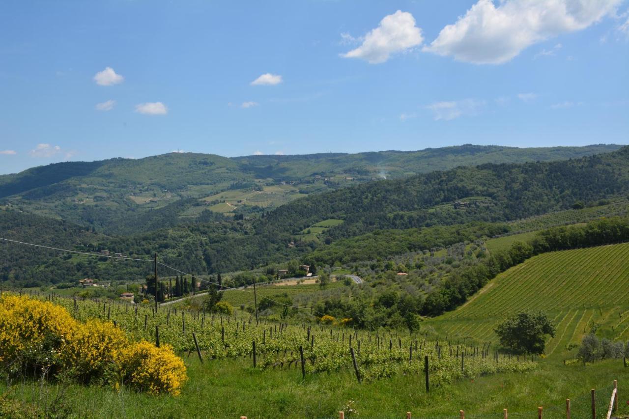 Rosso Del Chianti Acomodação com café da manhã Panzano in Chianti Exterior foto